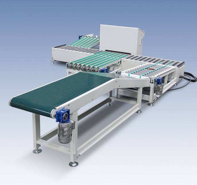 Mechanization for sorting silk-screened sheets